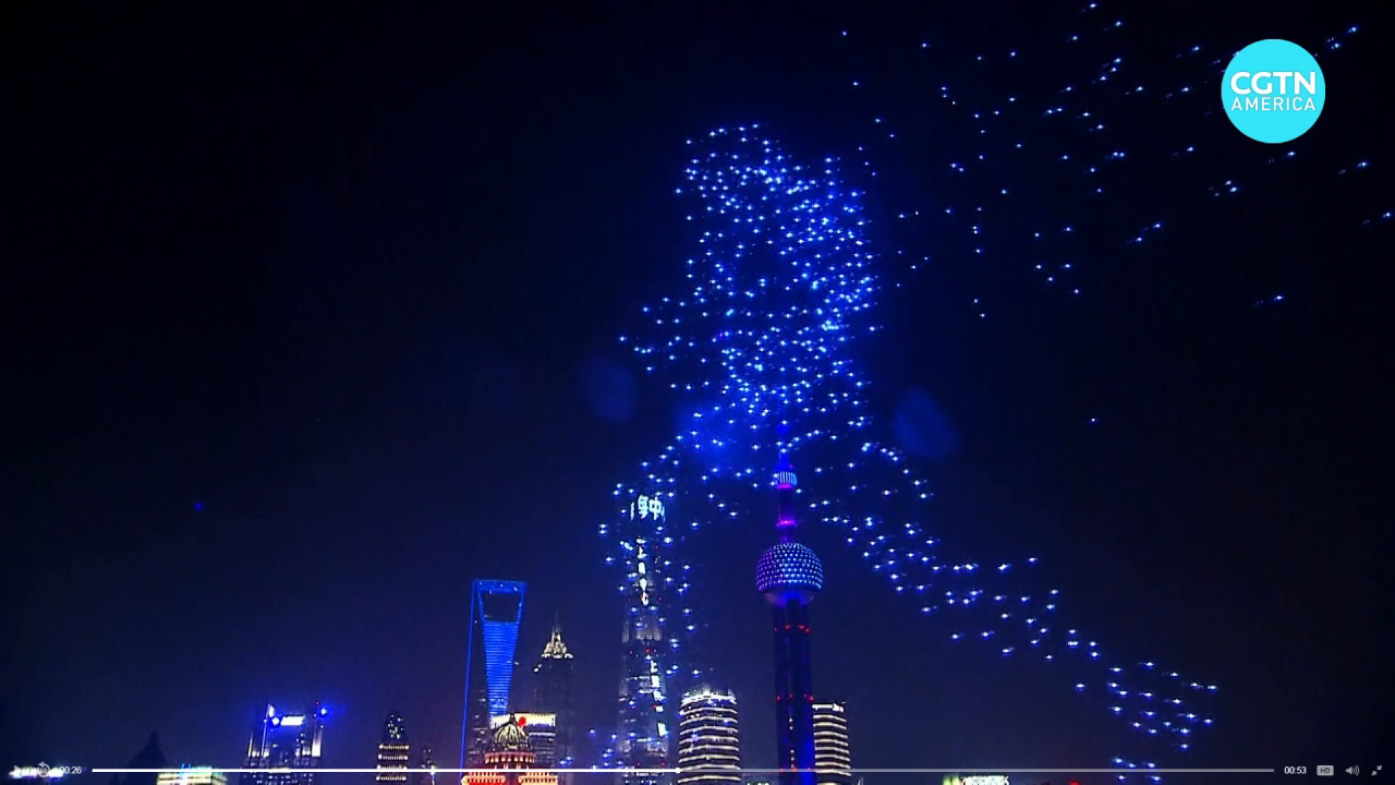 Shanghai drone show 2060